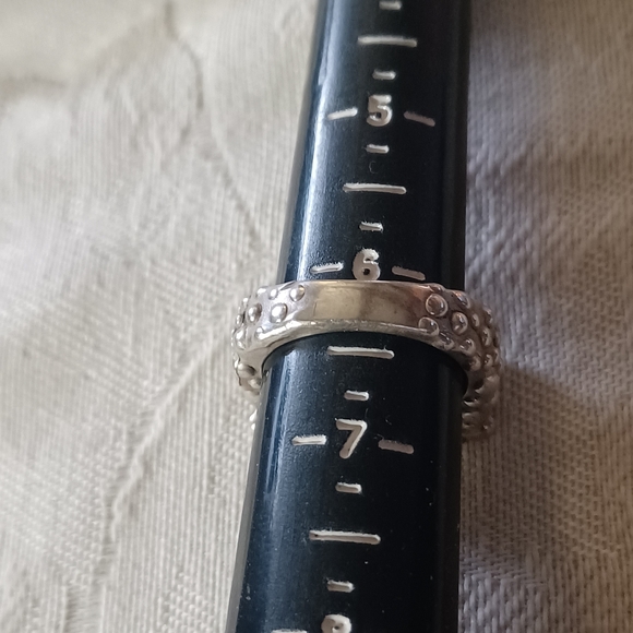 Dian Malouf MAMA Sterling Silver Ring, Size 6.25 - Picture 11 of 13